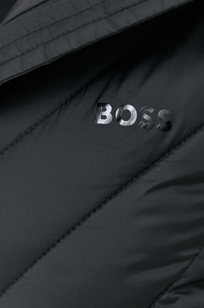 Boss geaca femei culoarea negru de tranzitie - Pled.ro