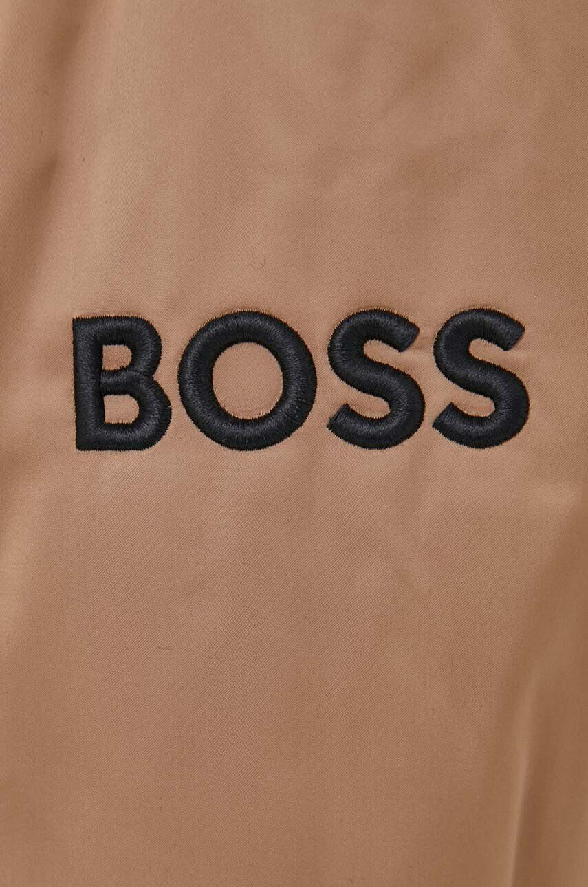 Boss geaca bomber barbati culoarea bej de tranzitie - Pled.ro