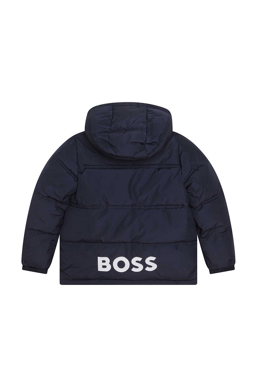 Boss geaca copii culoarea albastru marin - Pled.ro