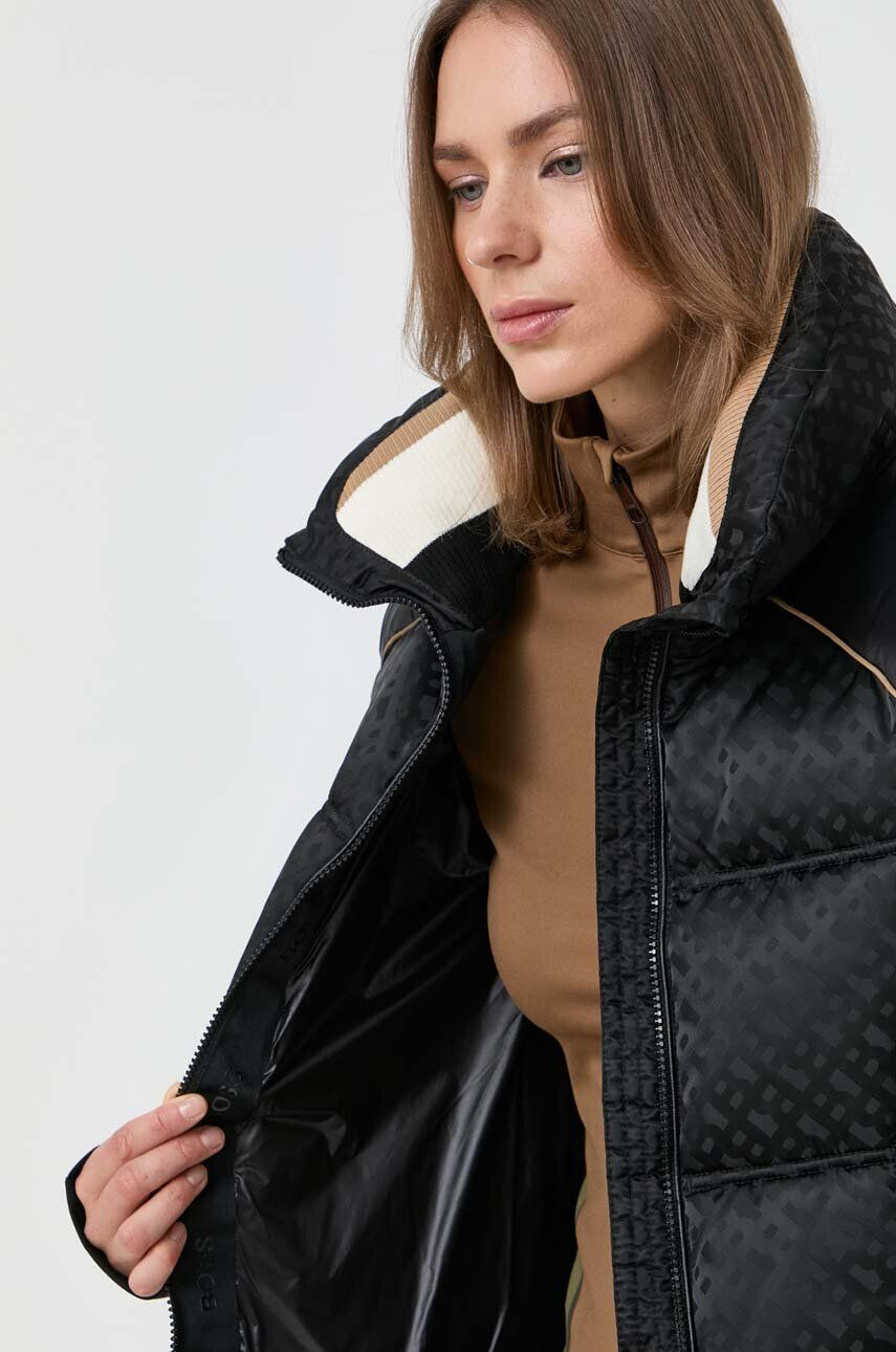 Boss geaca x Alica Schmidt femei culoarea negru de iarna oversize - Pled.ro