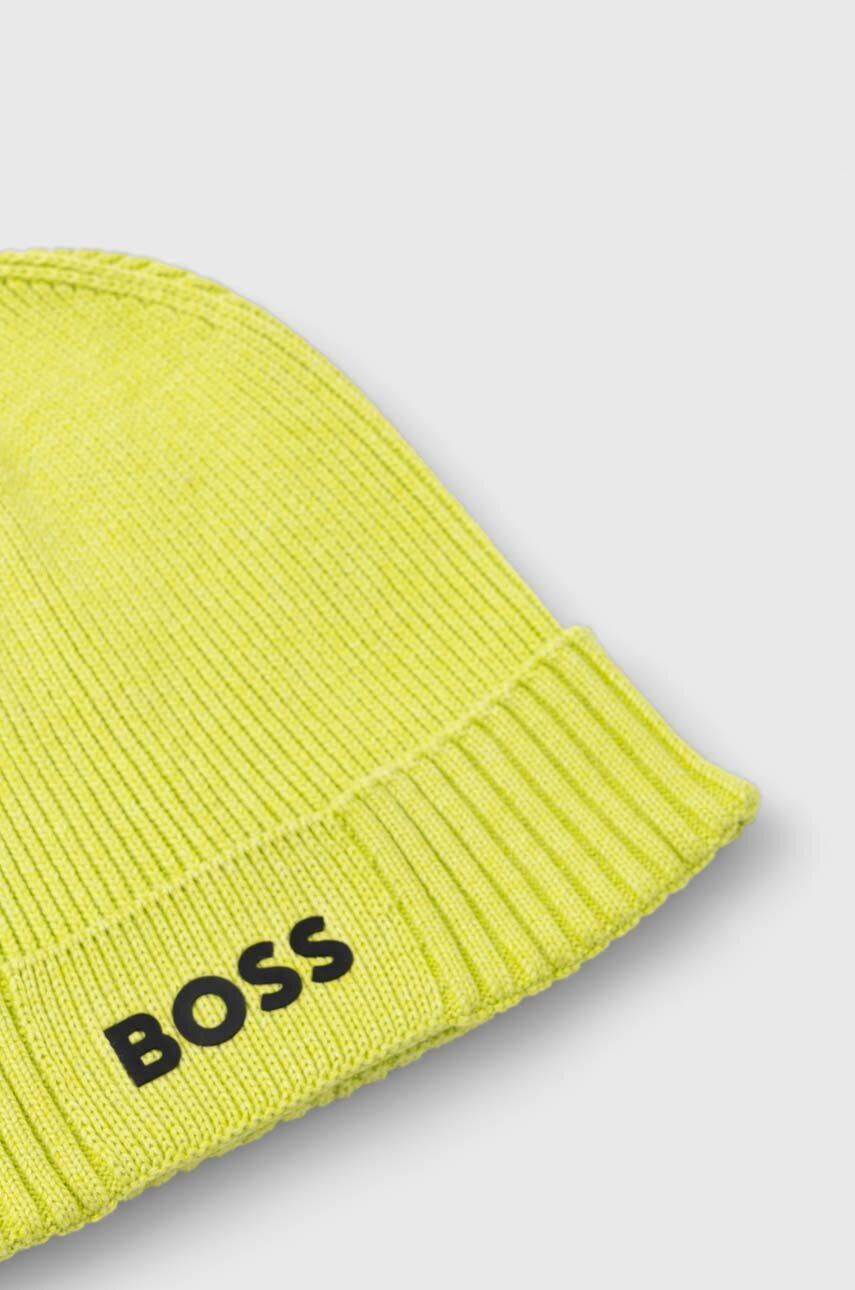 Boss Green caciula din amestec de lana culoarea verde - Pled.ro