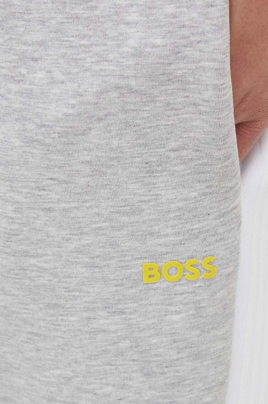 Boss Green pantaloni de trening culoarea gri modelator - Pled.ro