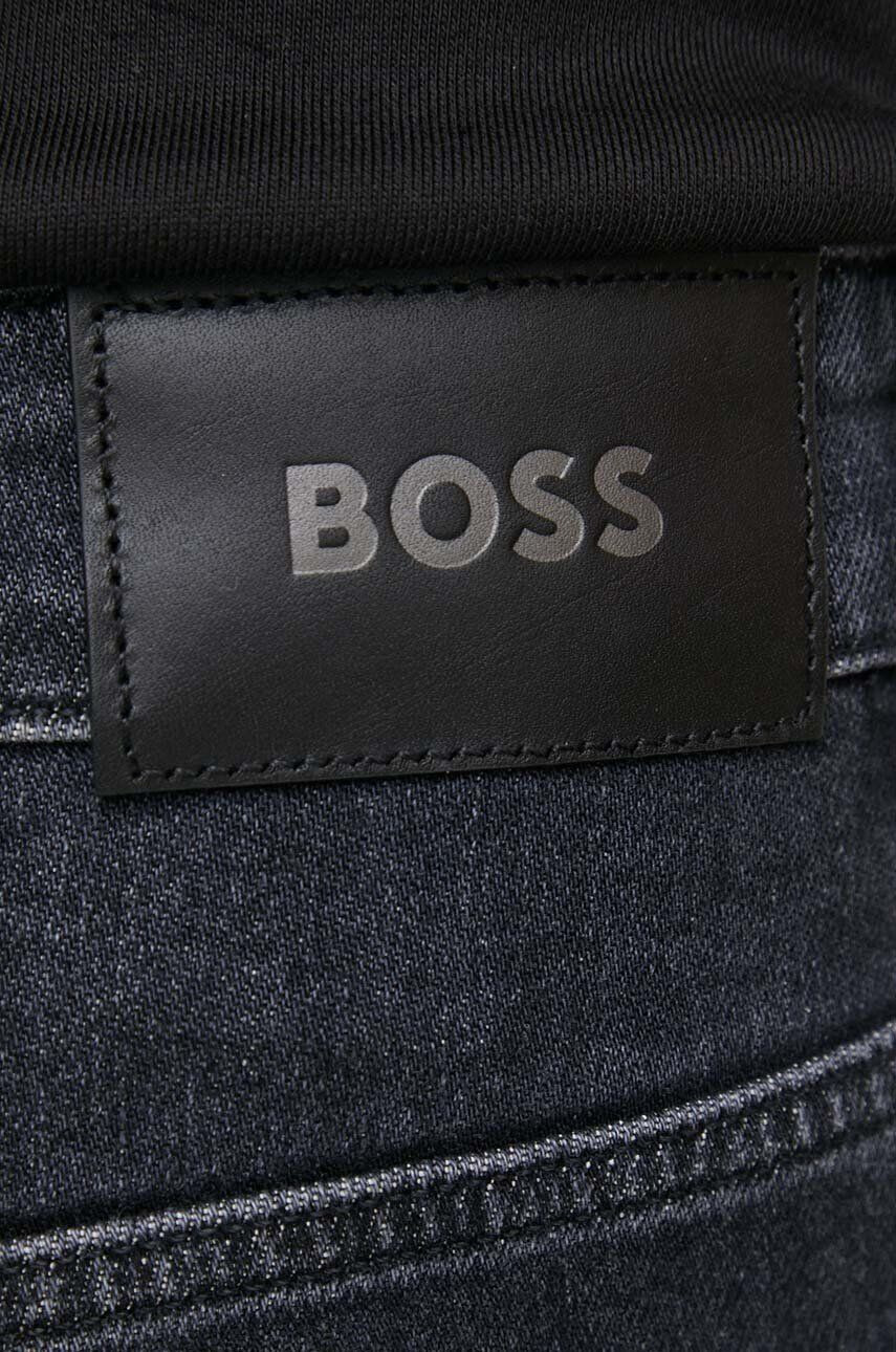 Boss jeansi barbati culoarea gri - Pled.ro