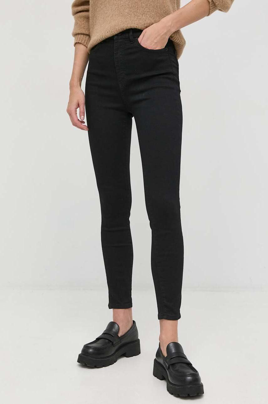 Boss jeansi Crop 4.0 femei high waist - Pled.ro