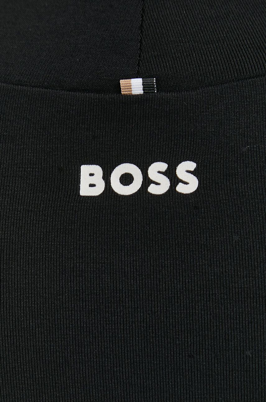 Boss longsleeve femei culoarea negru cu turtleneck - Pled.ro