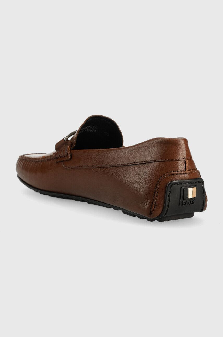 Boss mocasini de piele Noel barbati culoarea maro 50487425 - Pled.ro