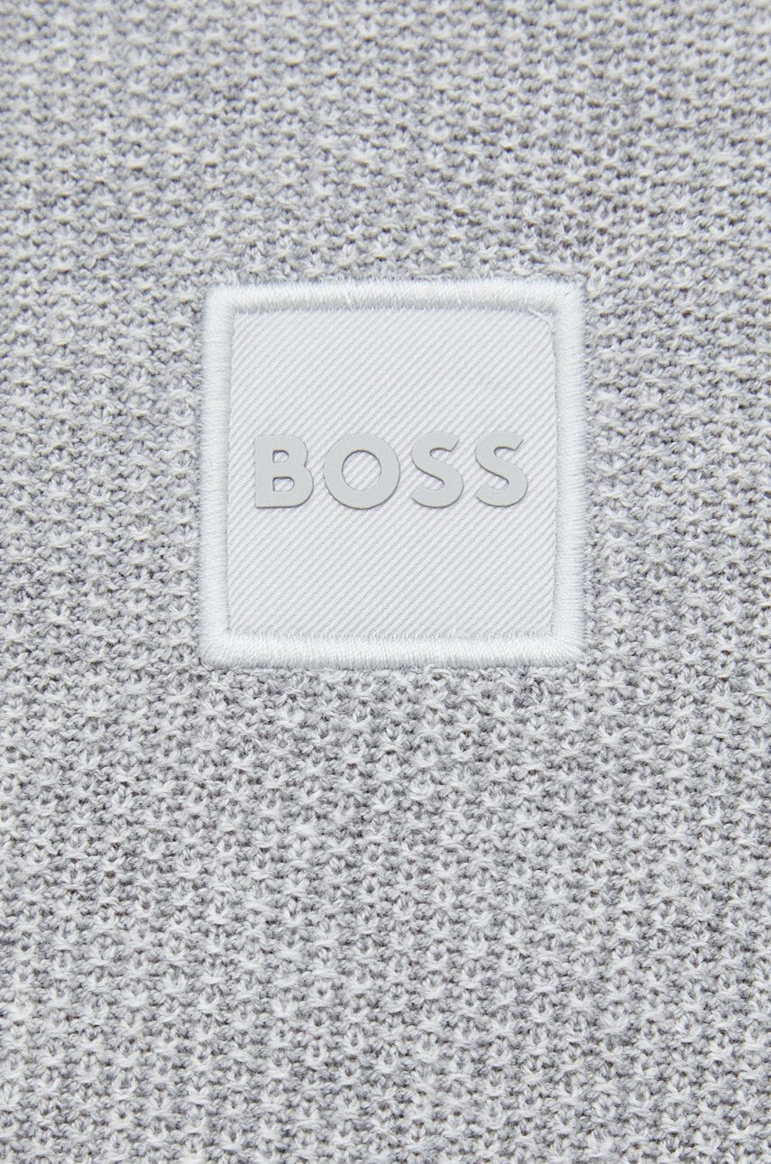 Boss Orange BOSS pulover din amestec de casmir Boss Casual barbati culoarea gri light - Pled.ro