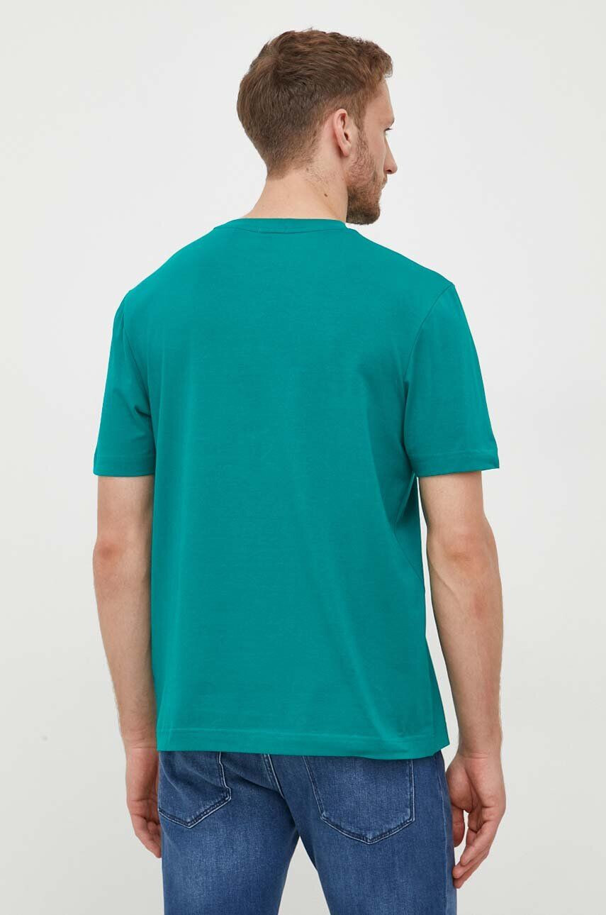 Boss Orange BOSS tricou barbati culoarea verde neted - Pled.ro