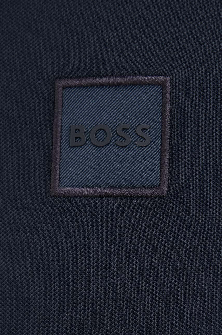 Boss Orange longsleeve barbati culoarea gri neted - Pled.ro