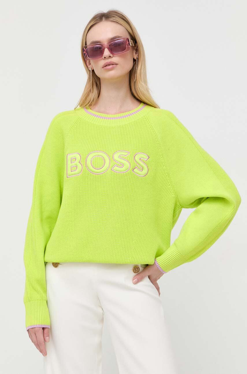 Boss Orange pulover femei culoarea galben - Pled.ro