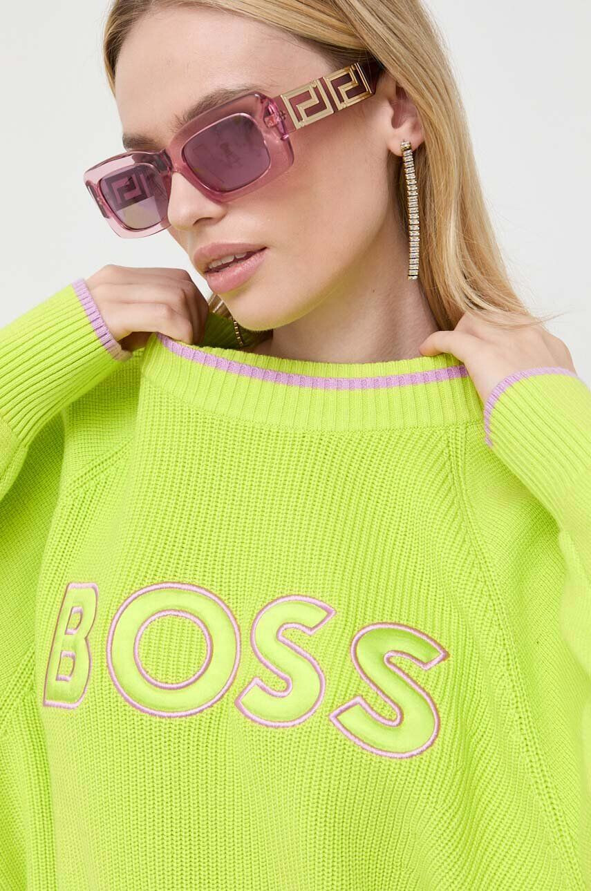 Boss Orange pulover femei culoarea galben - Pled.ro