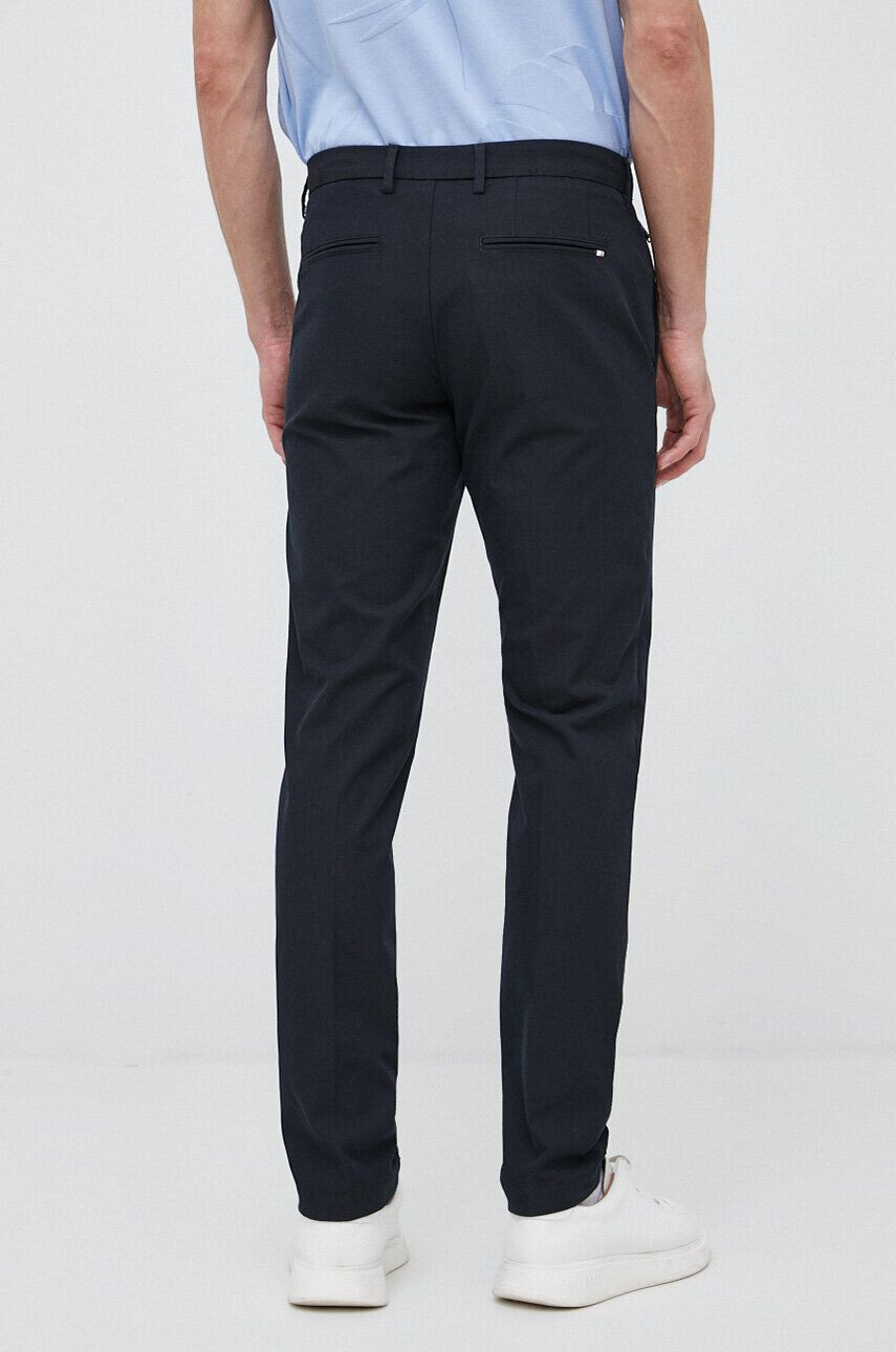 Boss pantaloni barbati culoarea negru cu fason chinos - Pled.ro