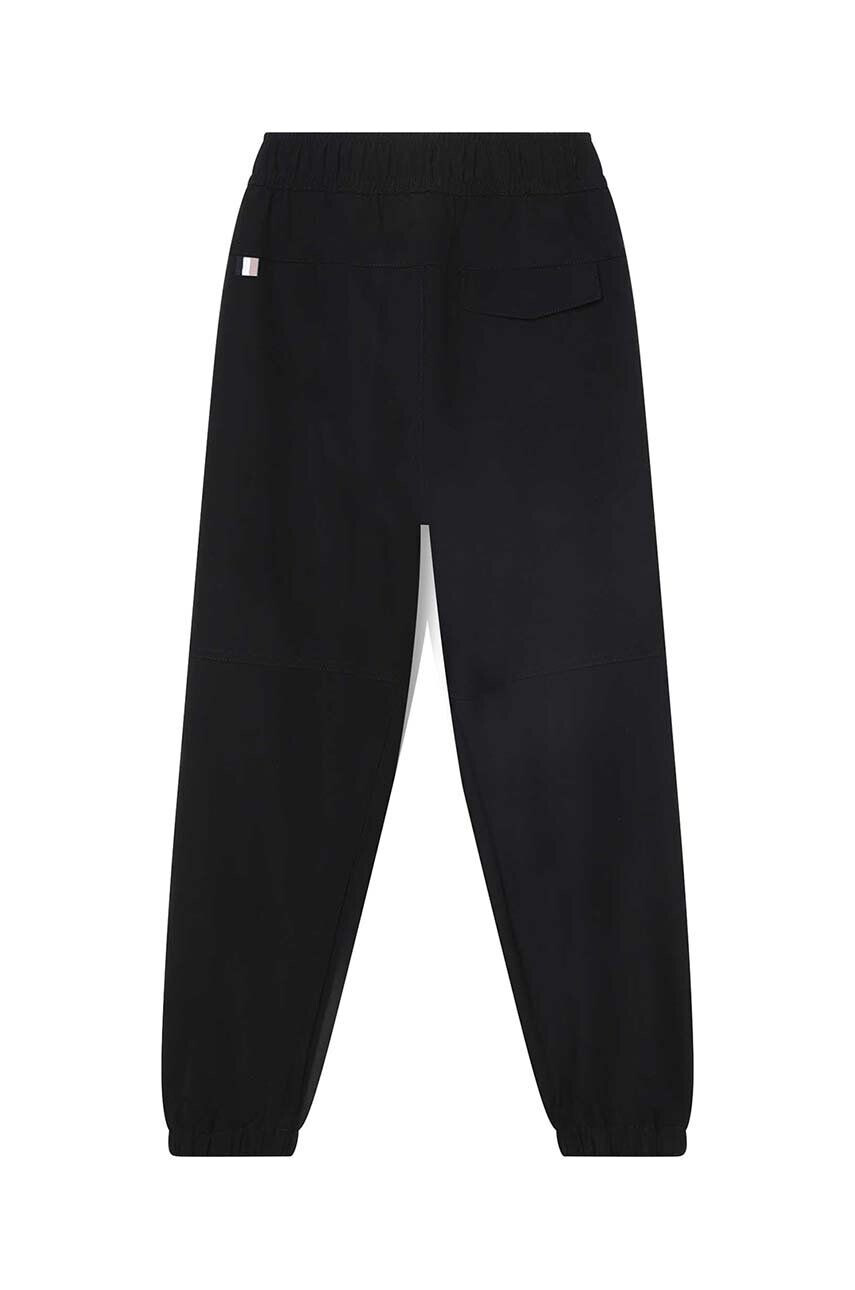 Boss pantaloni copii culoarea negru neted - Pled.ro