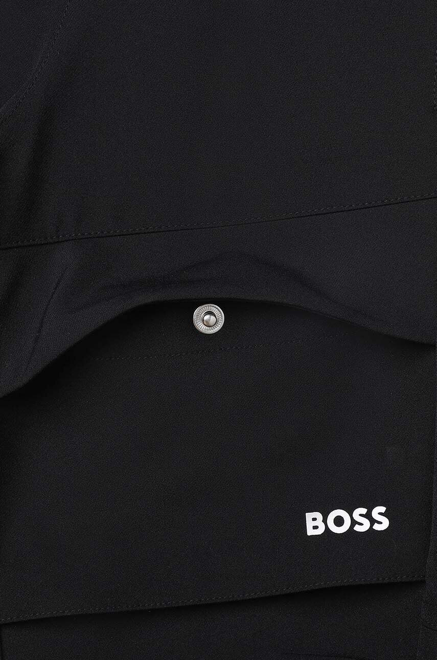 Boss pantaloni copii culoarea negru neted - Pled.ro