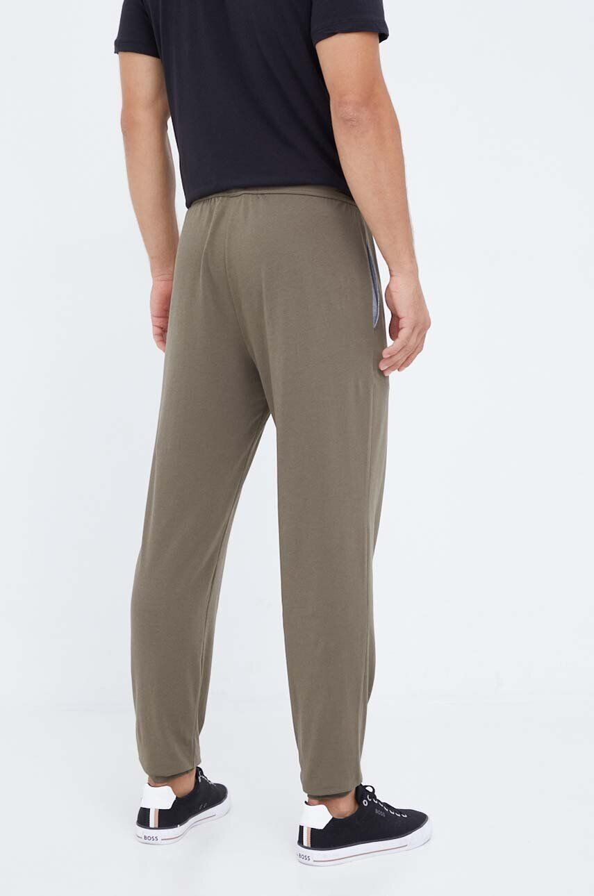 Boss pantaloni de lounge culoarea verde neted - Pled.ro