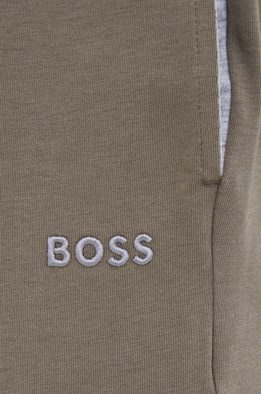 Boss pantaloni de lounge culoarea verde neted - Pled.ro