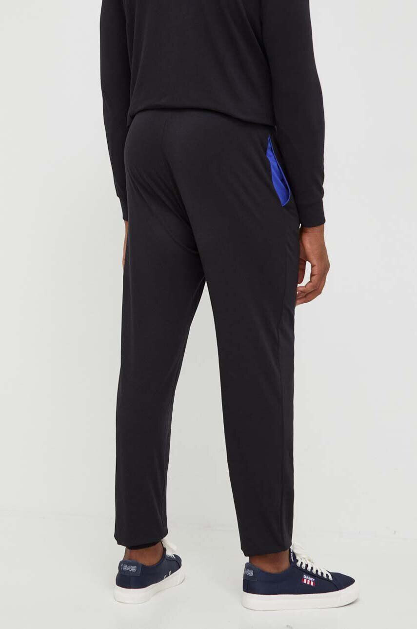 Boss pantaloni de lounge culoarea negru neted - Pled.ro