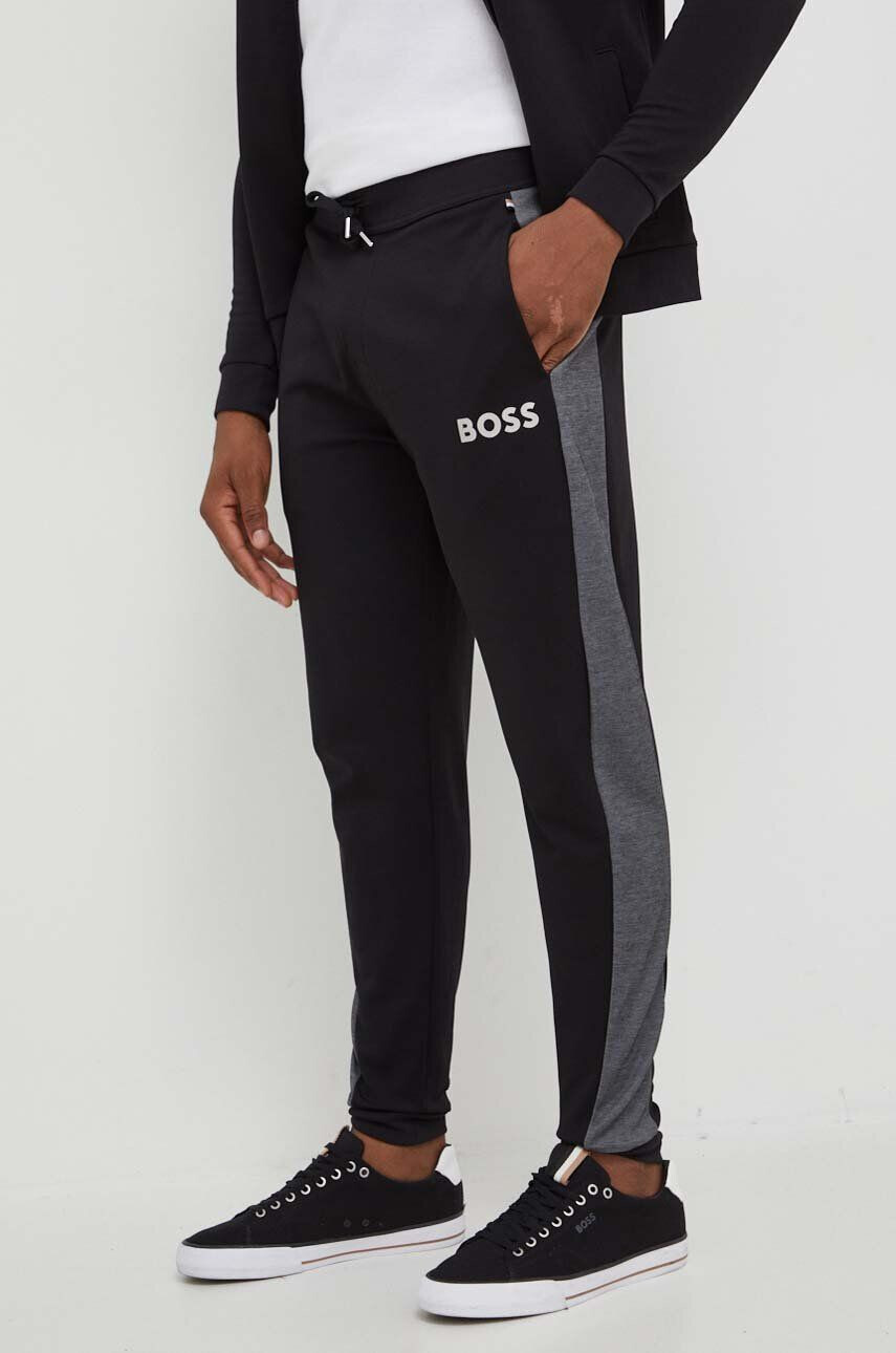 Boss pantaloni de lounge culoarea negru modelator - Pled.ro