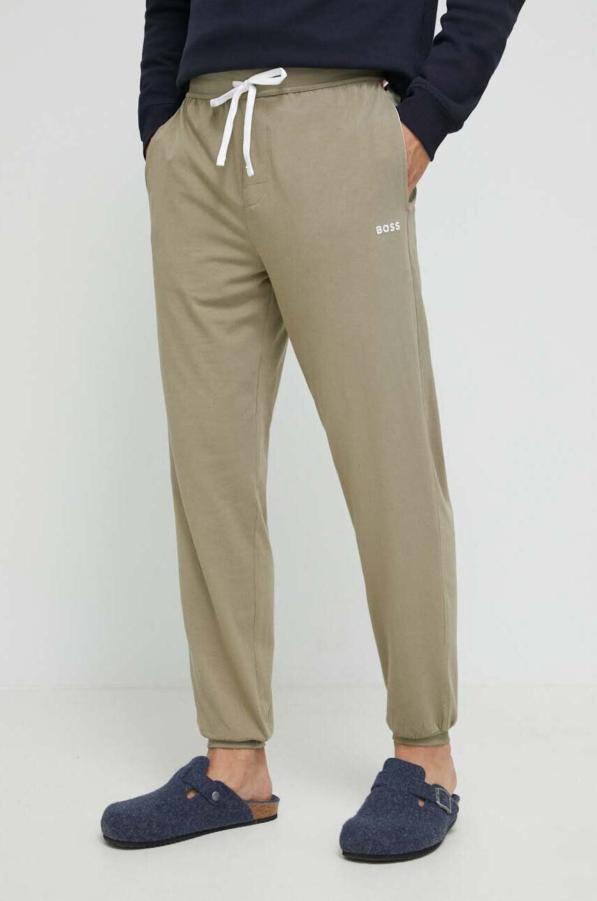 Boss pantaloni de lounge culoarea gri neted - Pled.ro