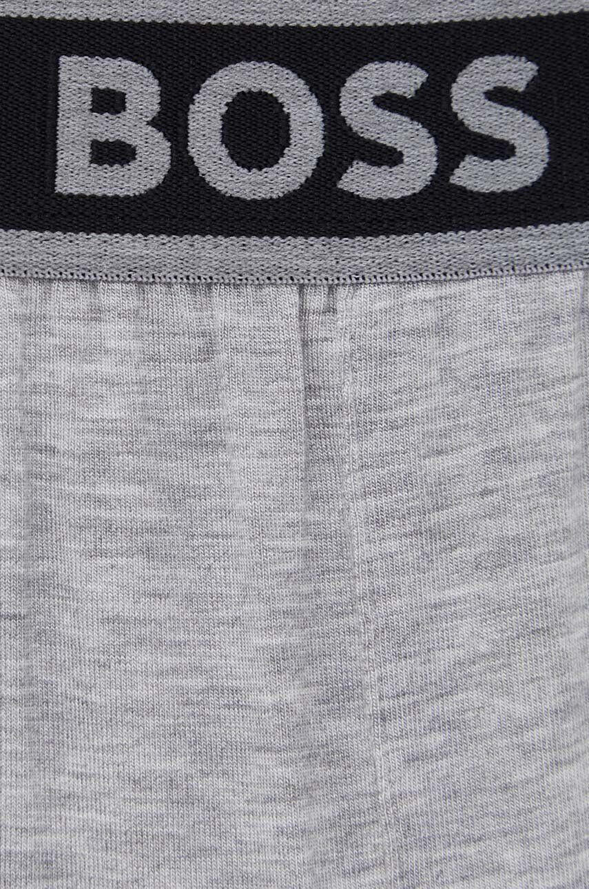 Boss pantaloni de pijama barbati culoarea gri neted - Pled.ro