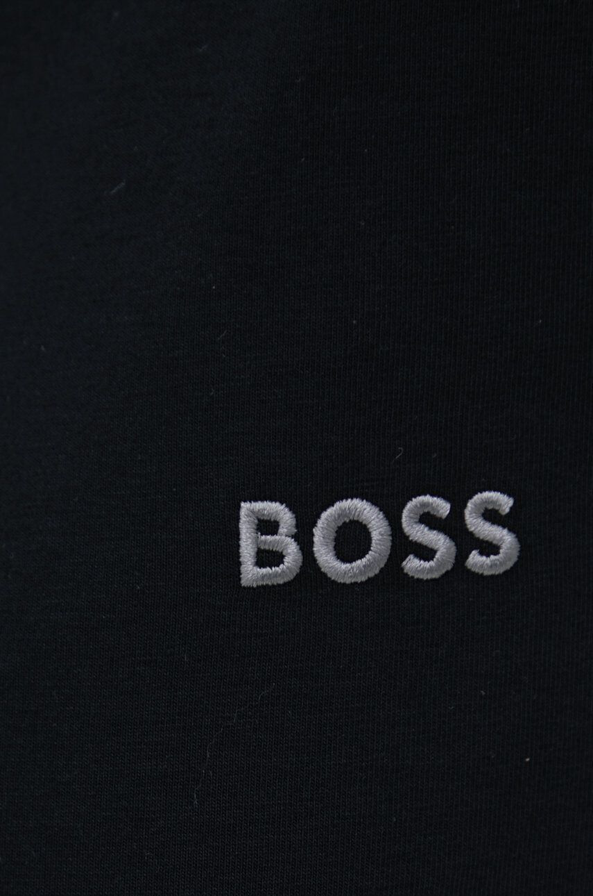 Boss pantaloni de pijama barbati culoarea negru cu imprimeu - Pled.ro