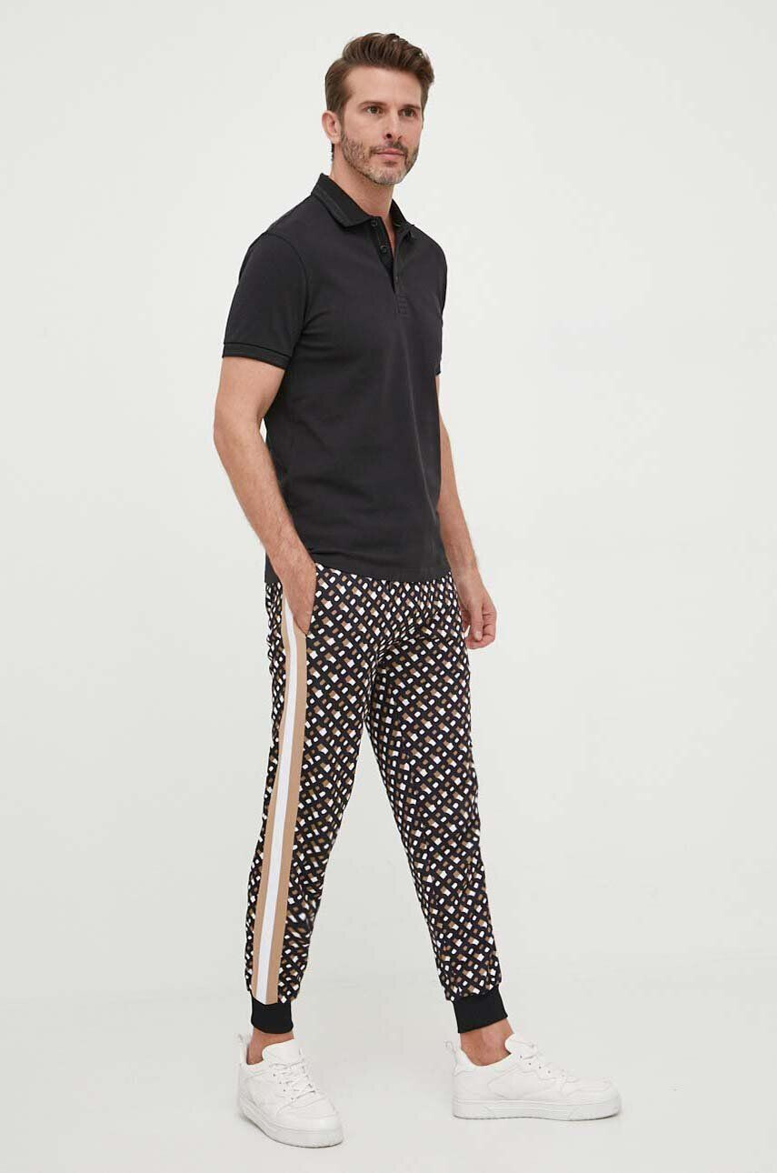 Boss pantaloni de trening culoarea negru modelator - Pled.ro