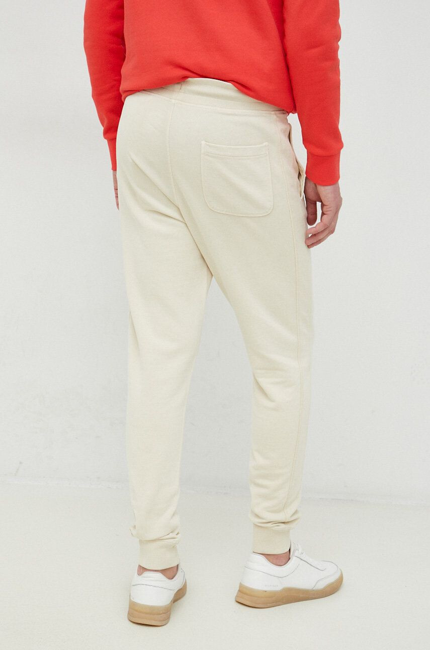 Boss Orange BOSS pantaloni de trening din bumbac BOSS CASUAL barbati culoarea gri neted - Pled.ro