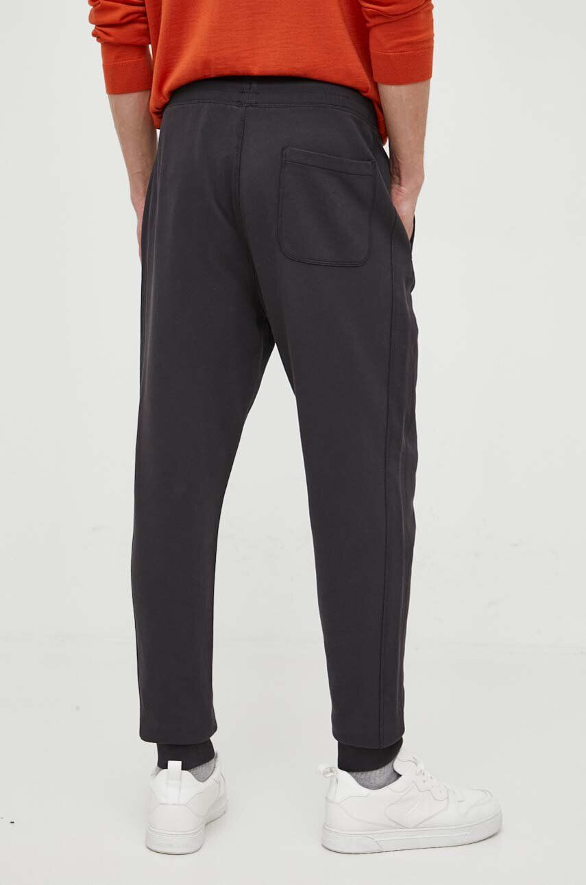 Boss Orange BOSS pantaloni de trening din bumbac BOSS CASUAL culoarea gri neted - Pled.ro