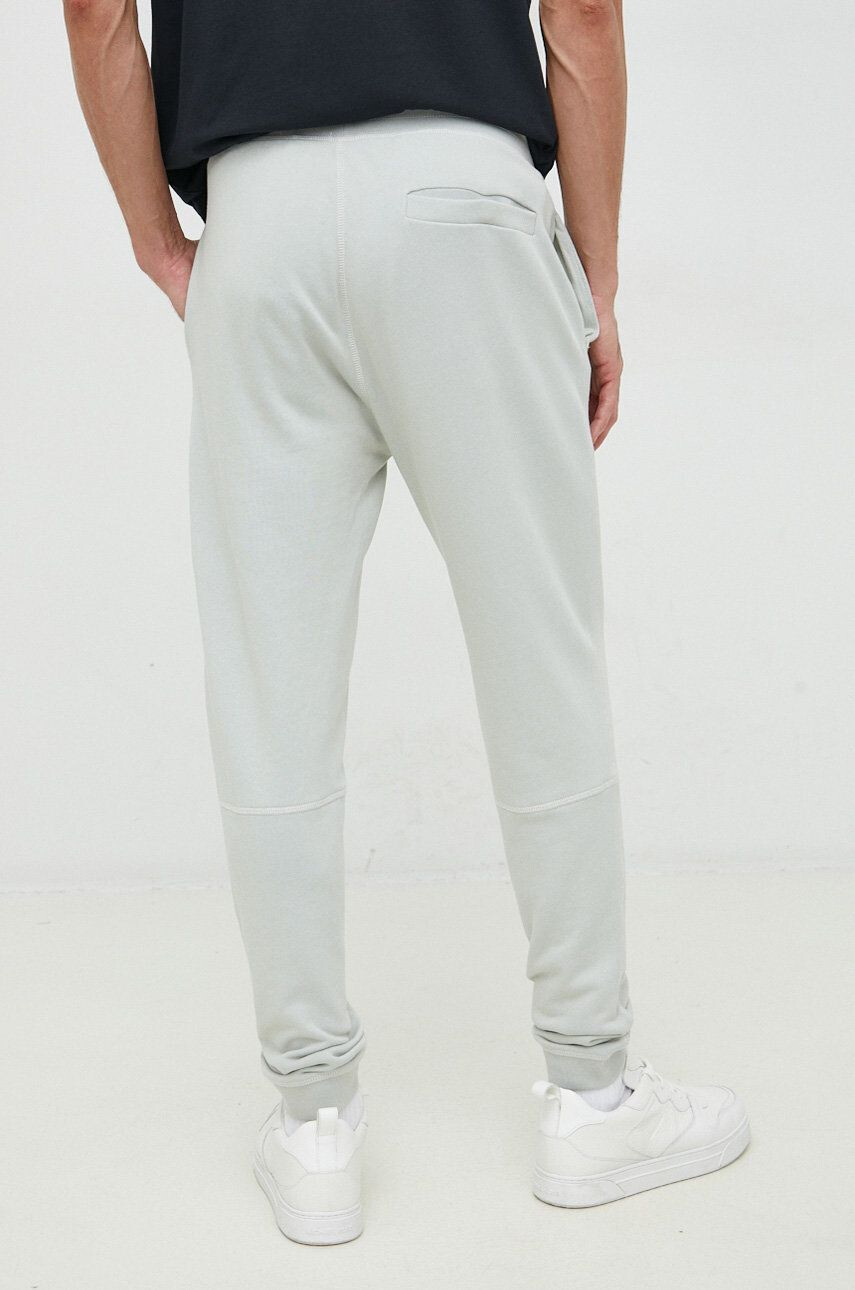 Boss Orange BOSS pantaloni de trening din bumbac boss casual barbati culoarea gri neted - Pled.ro