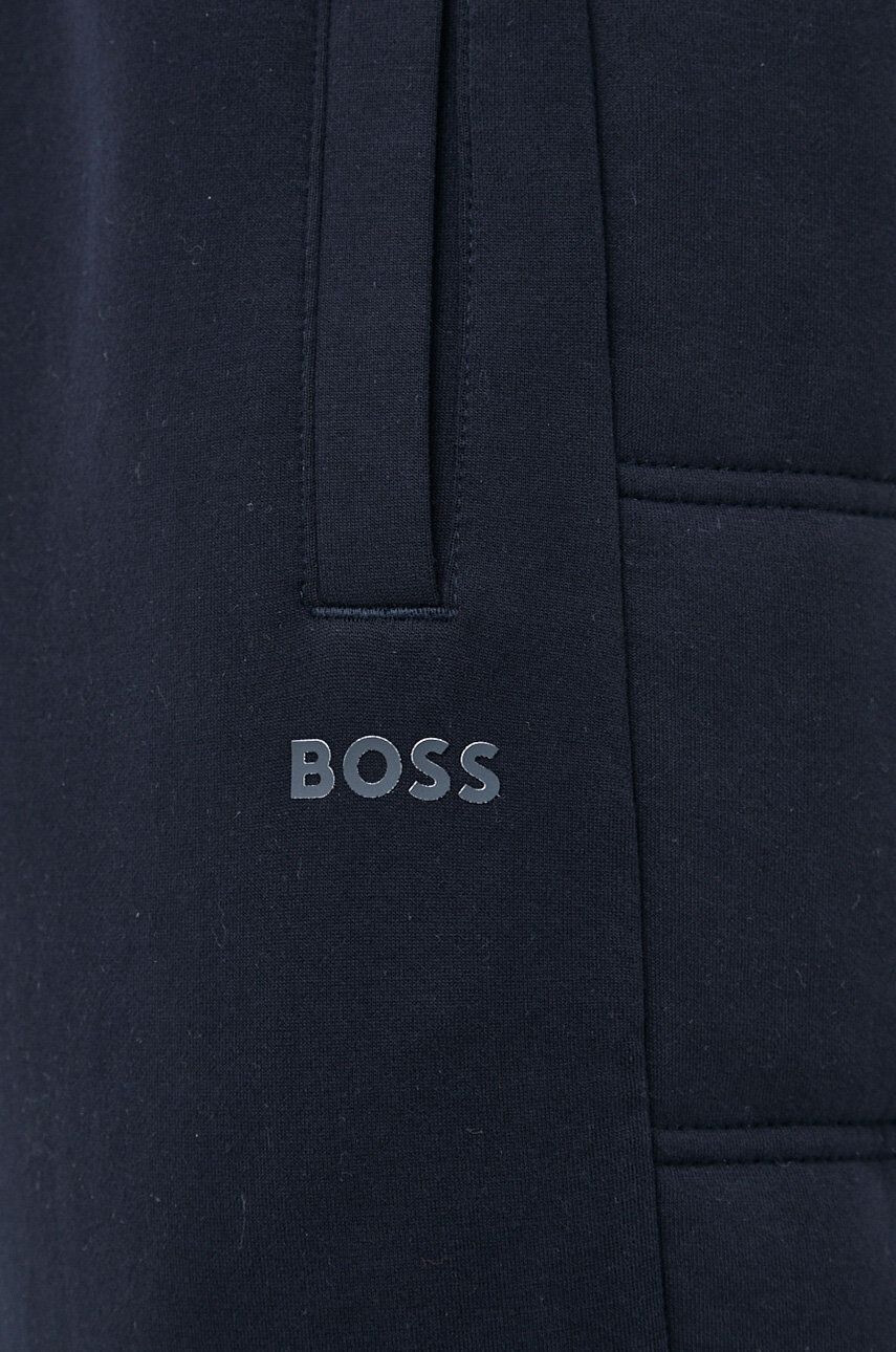 Boss Green BOSS pantaloni de trening barbati culoarea albastru marin - Pled.ro