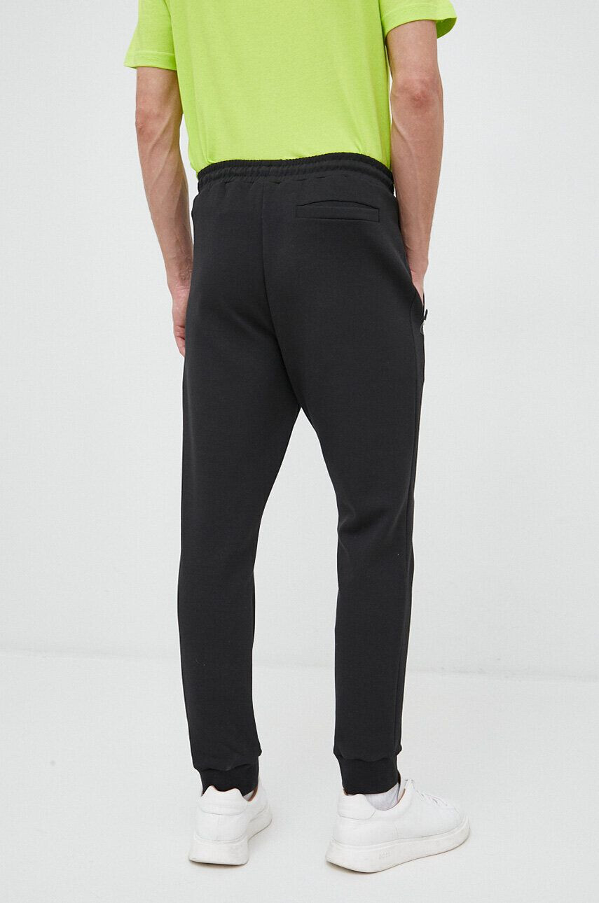 Boss Green BOSS pantaloni de trening culoarea negru cu imprimeu - Pled.ro