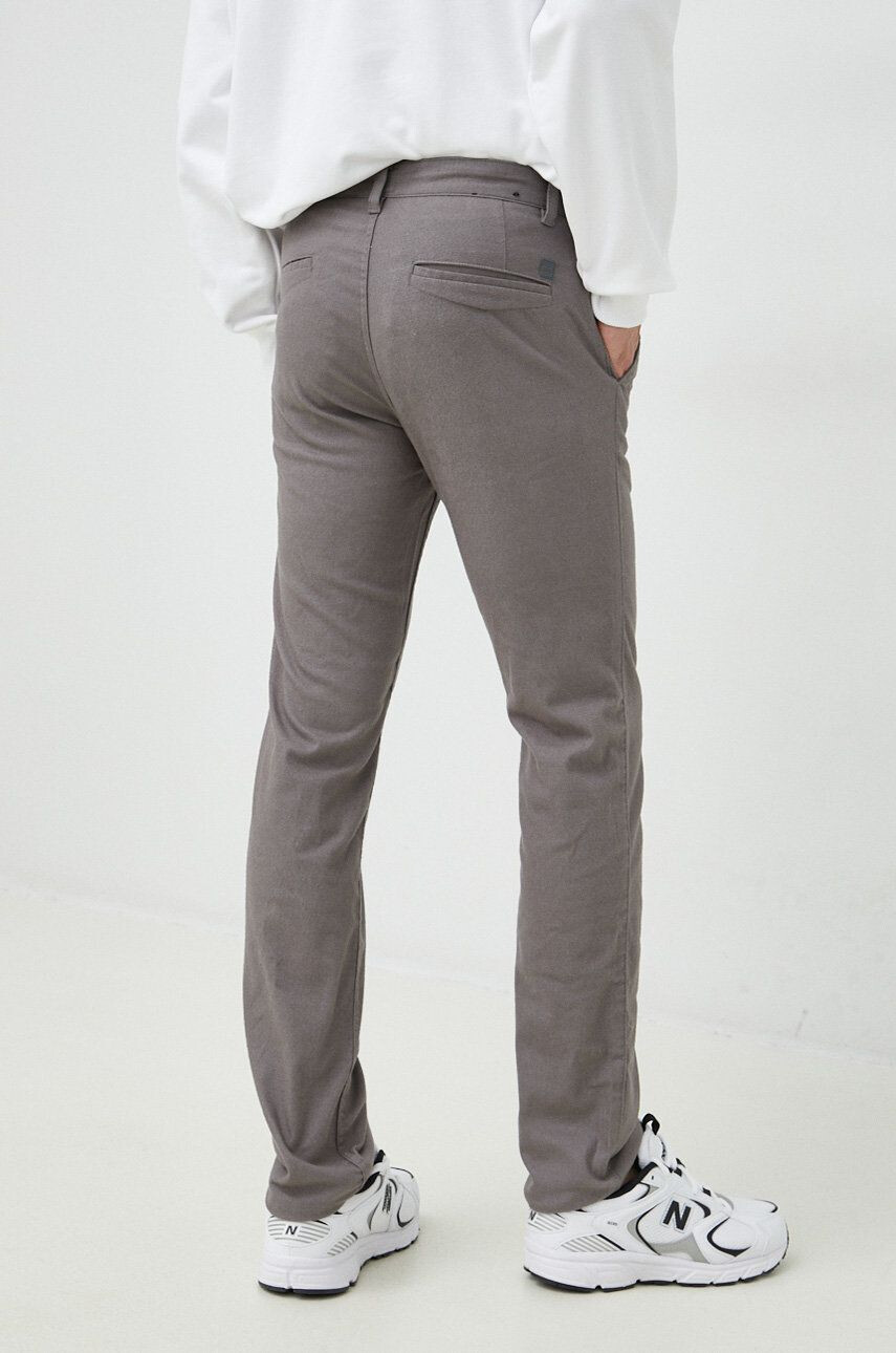 Boss Orange BOSS pantaloni barbati culoarea gri mulata - Pled.ro