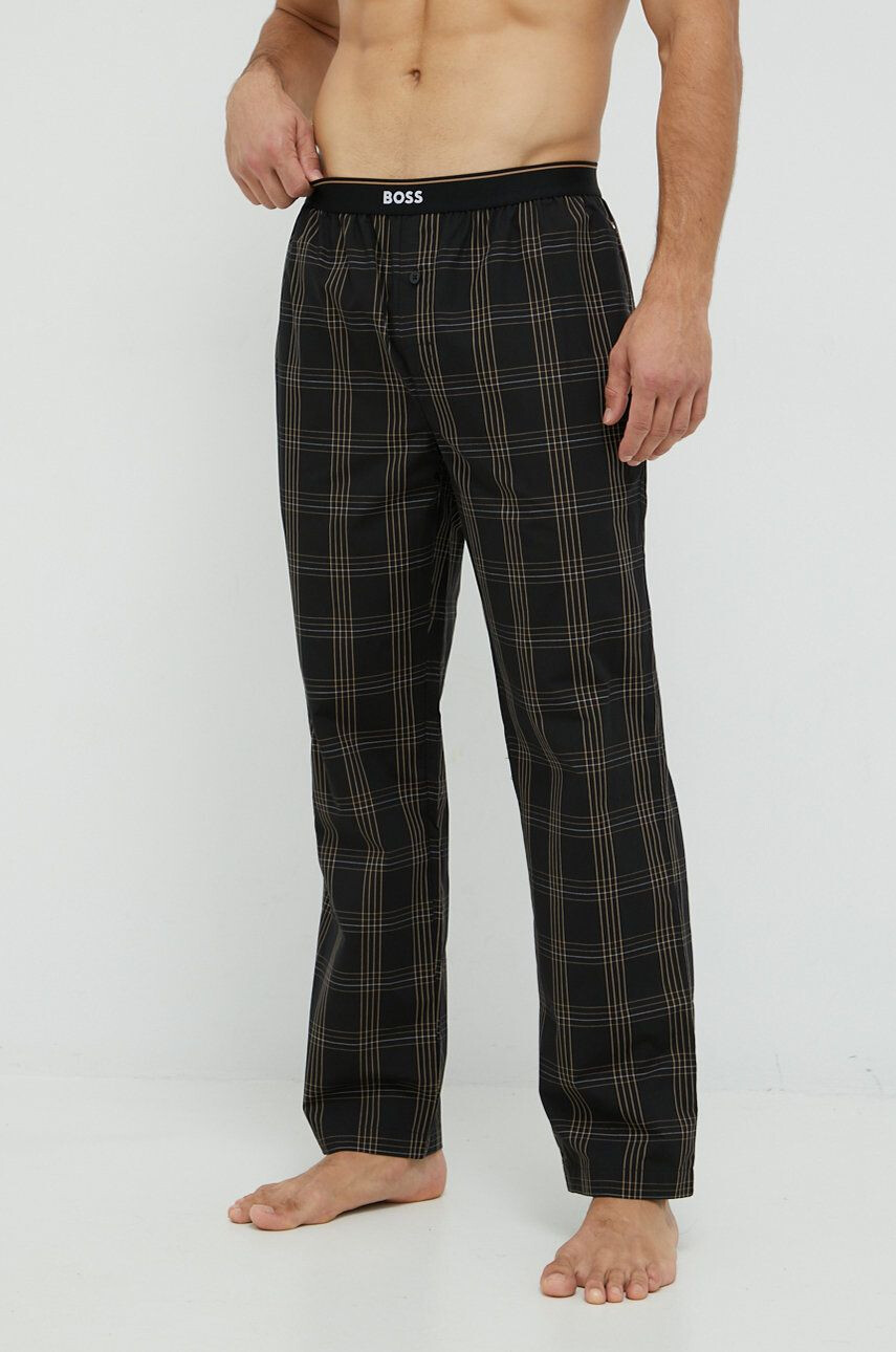 Boss pantaloni pijama bumbac - Pled.ro