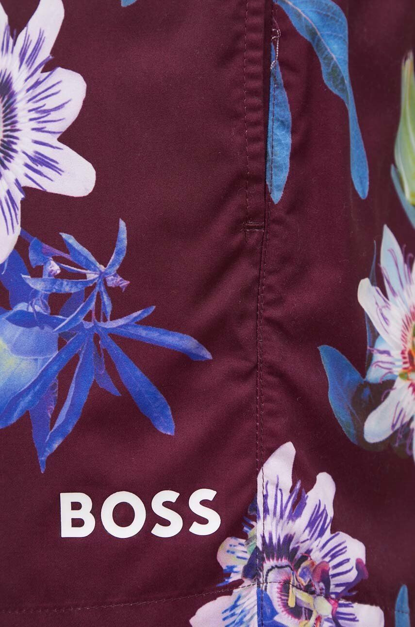 Boss pantaloni scurti de baie culoarea violet - Pled.ro