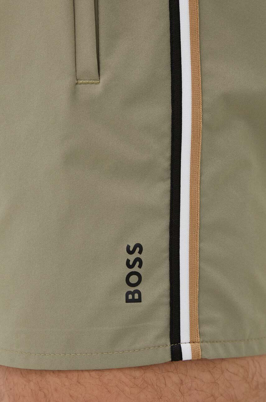 Boss pantaloni scurti de baie culoarea verde - Pled.ro