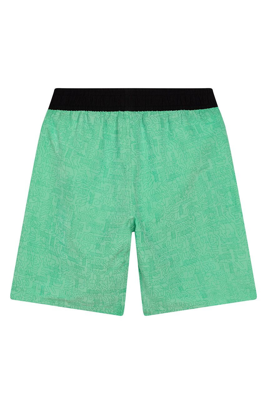 Boss pantaloni scurti de baie copii culoarea verde - Pled.ro