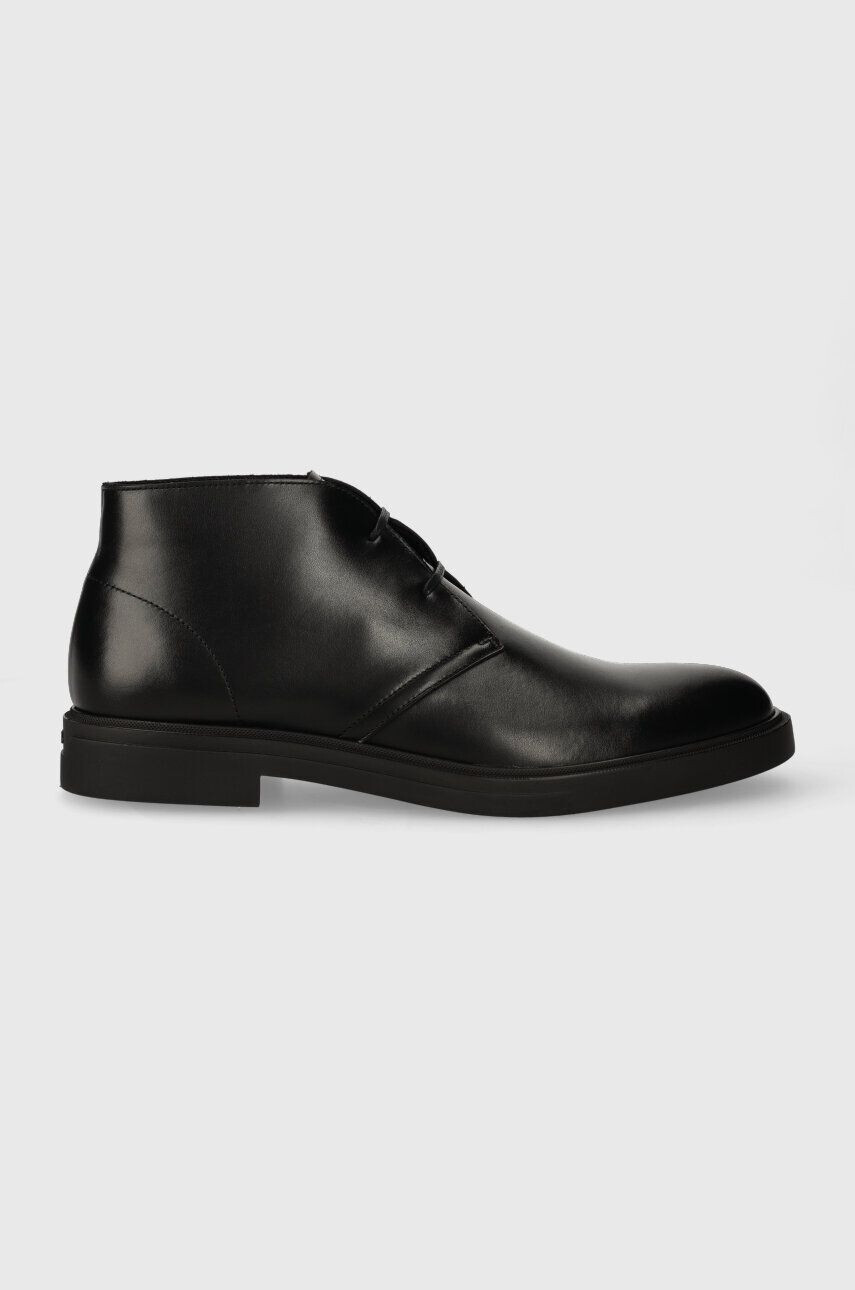 Boss pantofi de piele Calev barbati culoarea negru 50503660 - Pled.ro