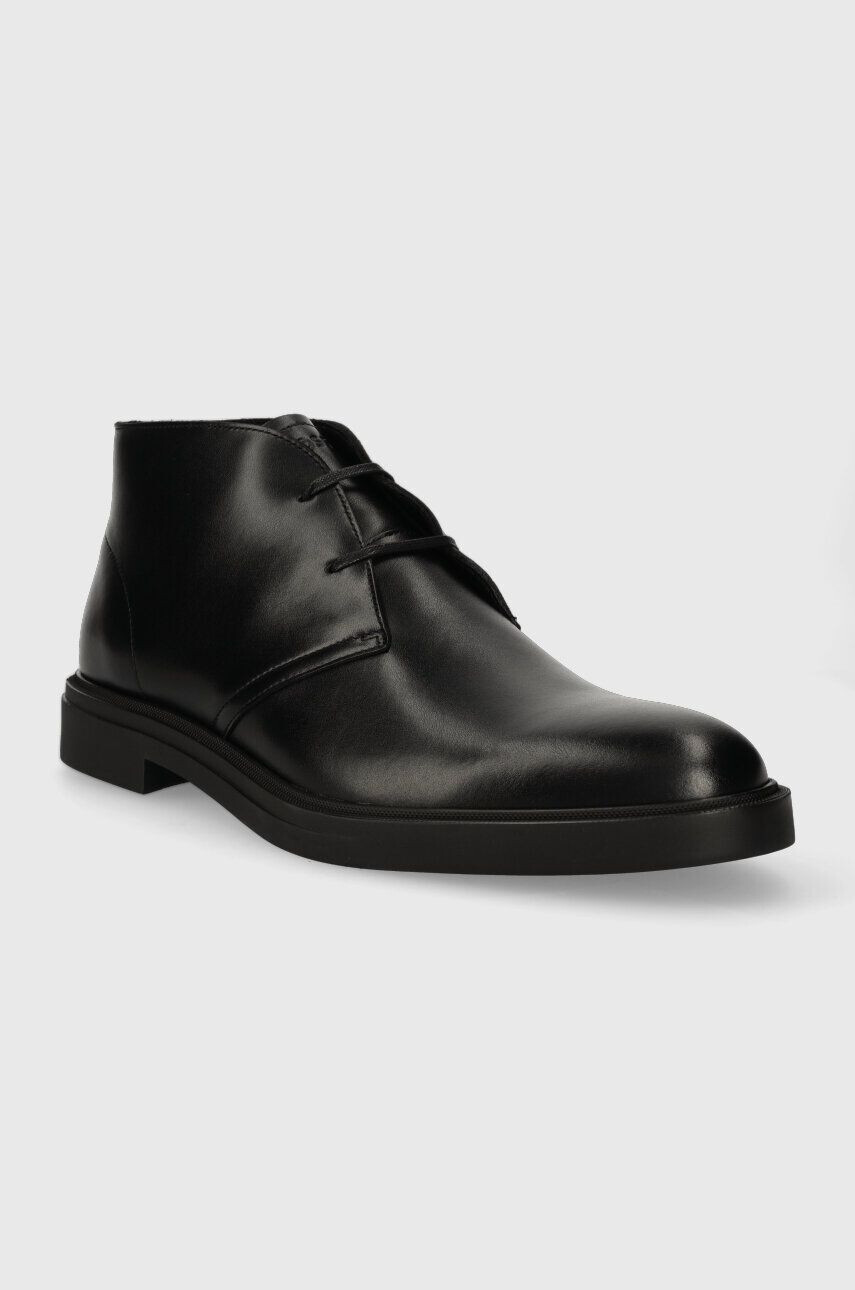 Boss pantofi de piele Calev barbati culoarea negru 50503660 - Pled.ro