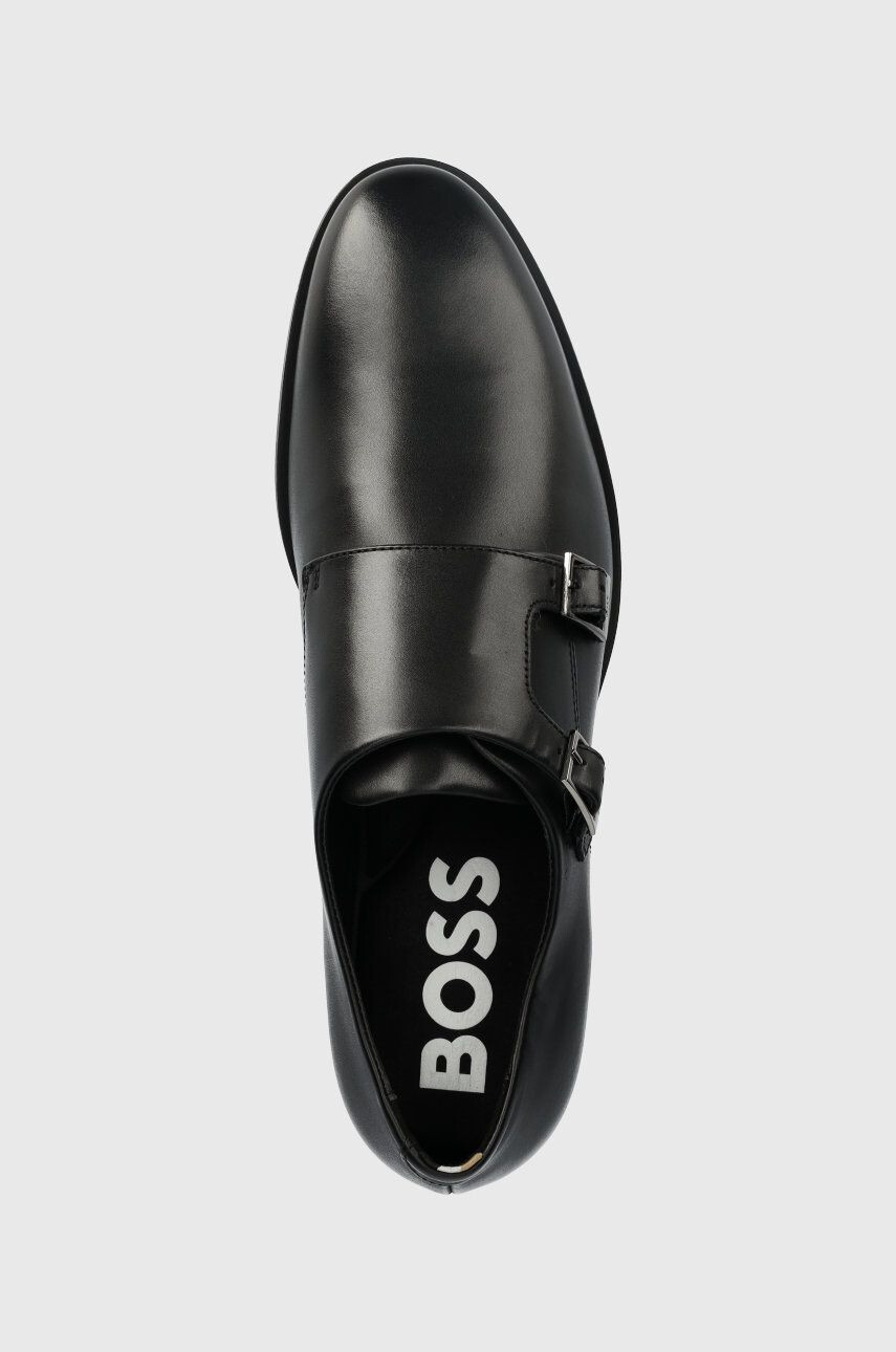 Boss pantofi de piele Colby barbati culoarea negru 50487109 - Pled.ro