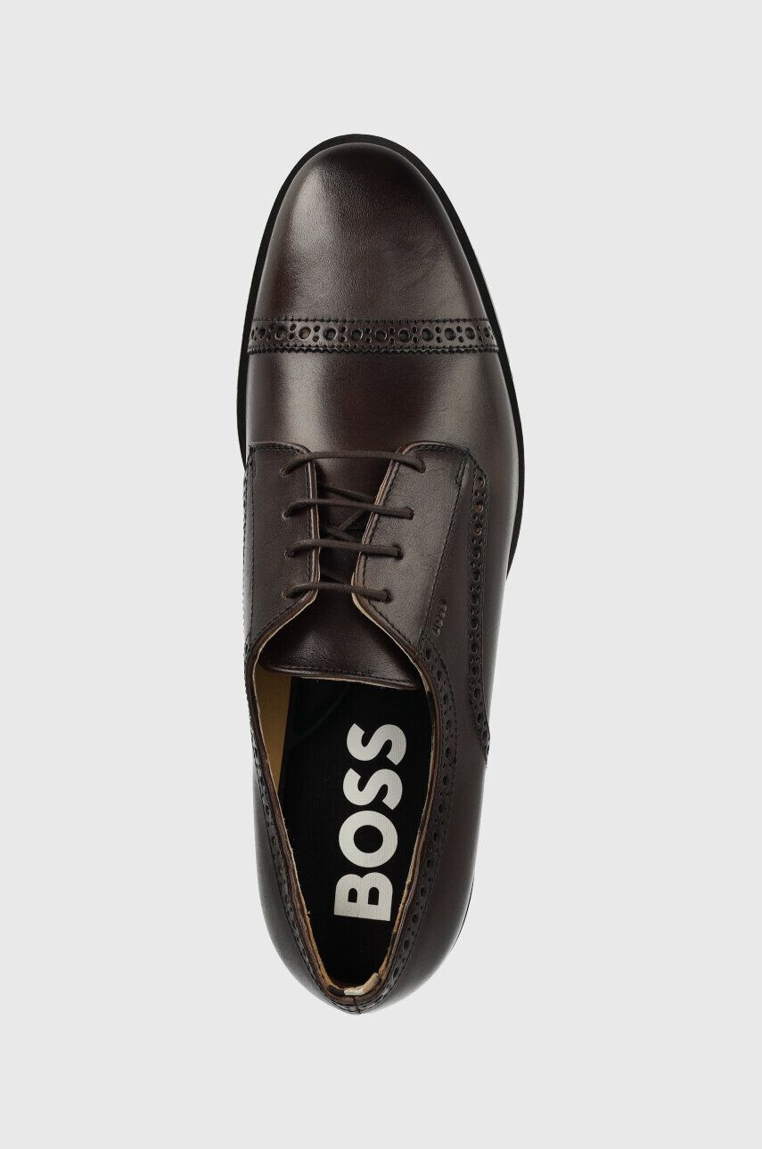 Boss pantofi de piele Colby barbati culoarea maro 50498466 - Pled.ro