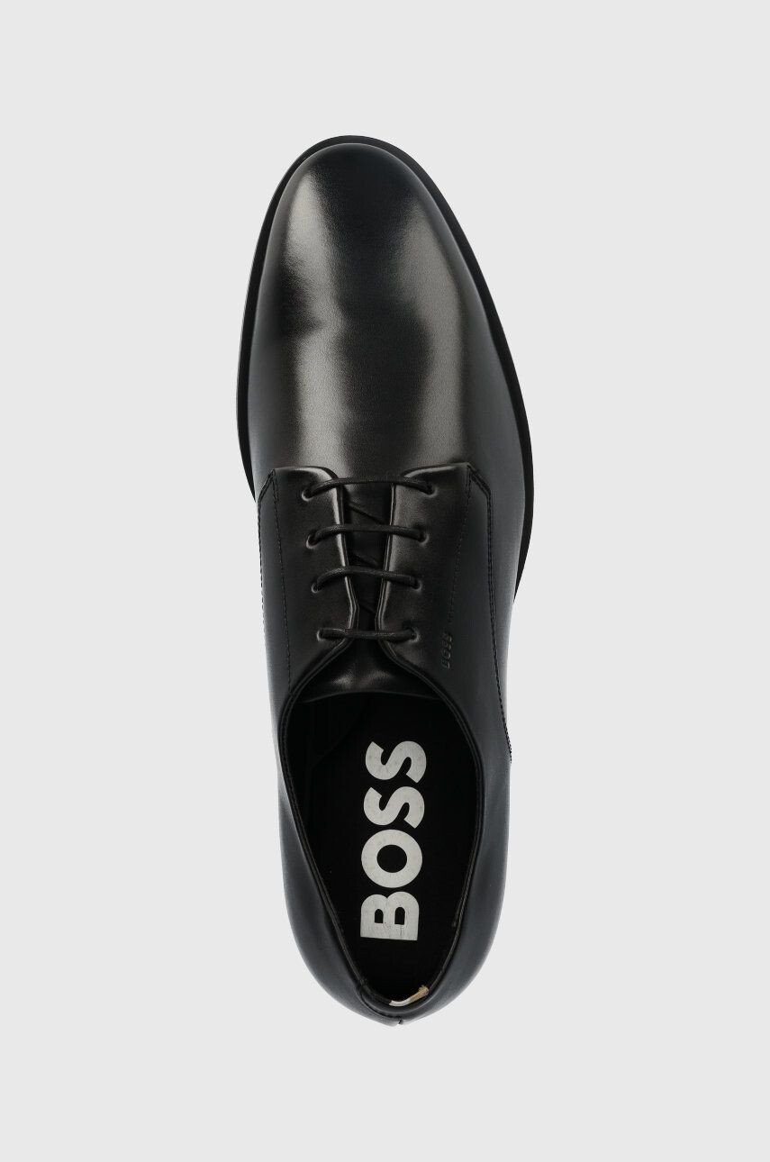 Boss pantofi de piele Colby barbati culoarea negru 50487108 - Pled.ro