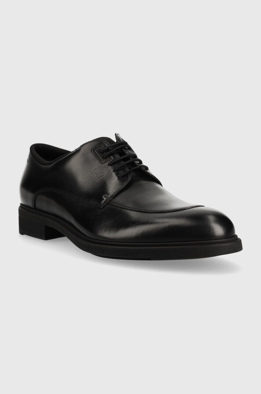 Boss pantofi de piele Firstclass barbati culoarea negru 50483939 - Pled.ro