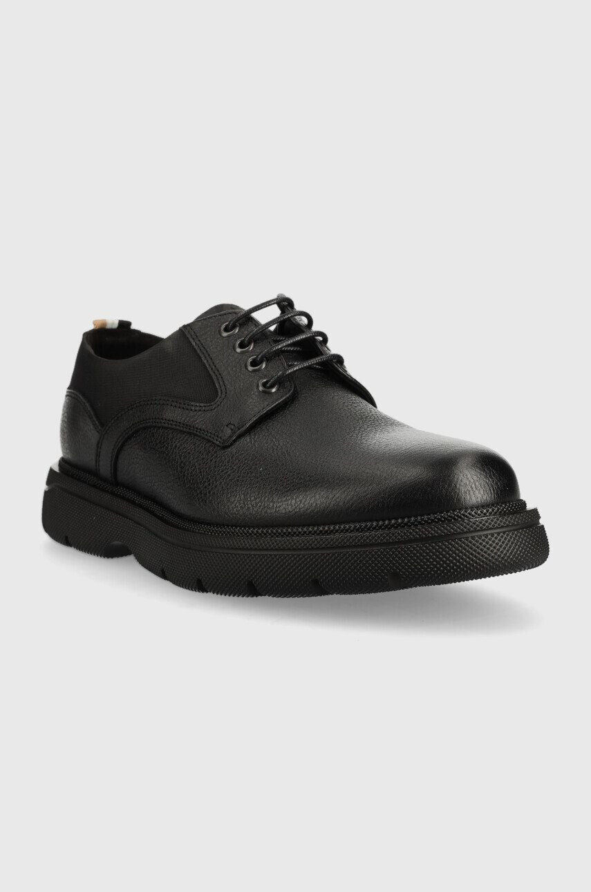 Boss pantofi de piele Jacob barbati culoarea negru 50487180 - Pled.ro