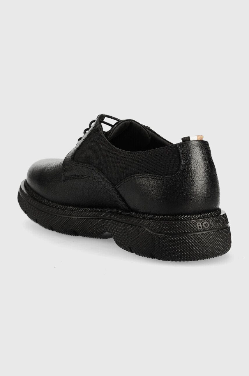 Boss pantofi de piele Jacob barbati culoarea negru 50487180 - Pled.ro