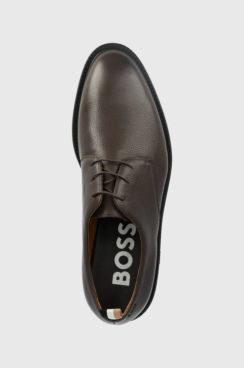 Boss pantofi de piele Larry barbati culoarea maro 50487685 - Pled.ro