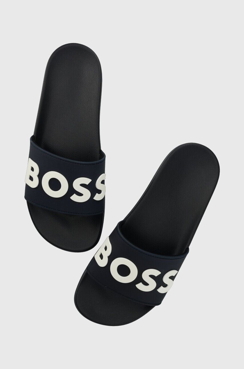 Boss papuci Kirk barbati culoarea albastru marin 50498241 - Pled.ro