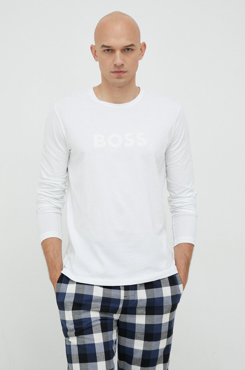 Boss pijama barbati culoarea rosu modelator - Pled.ro