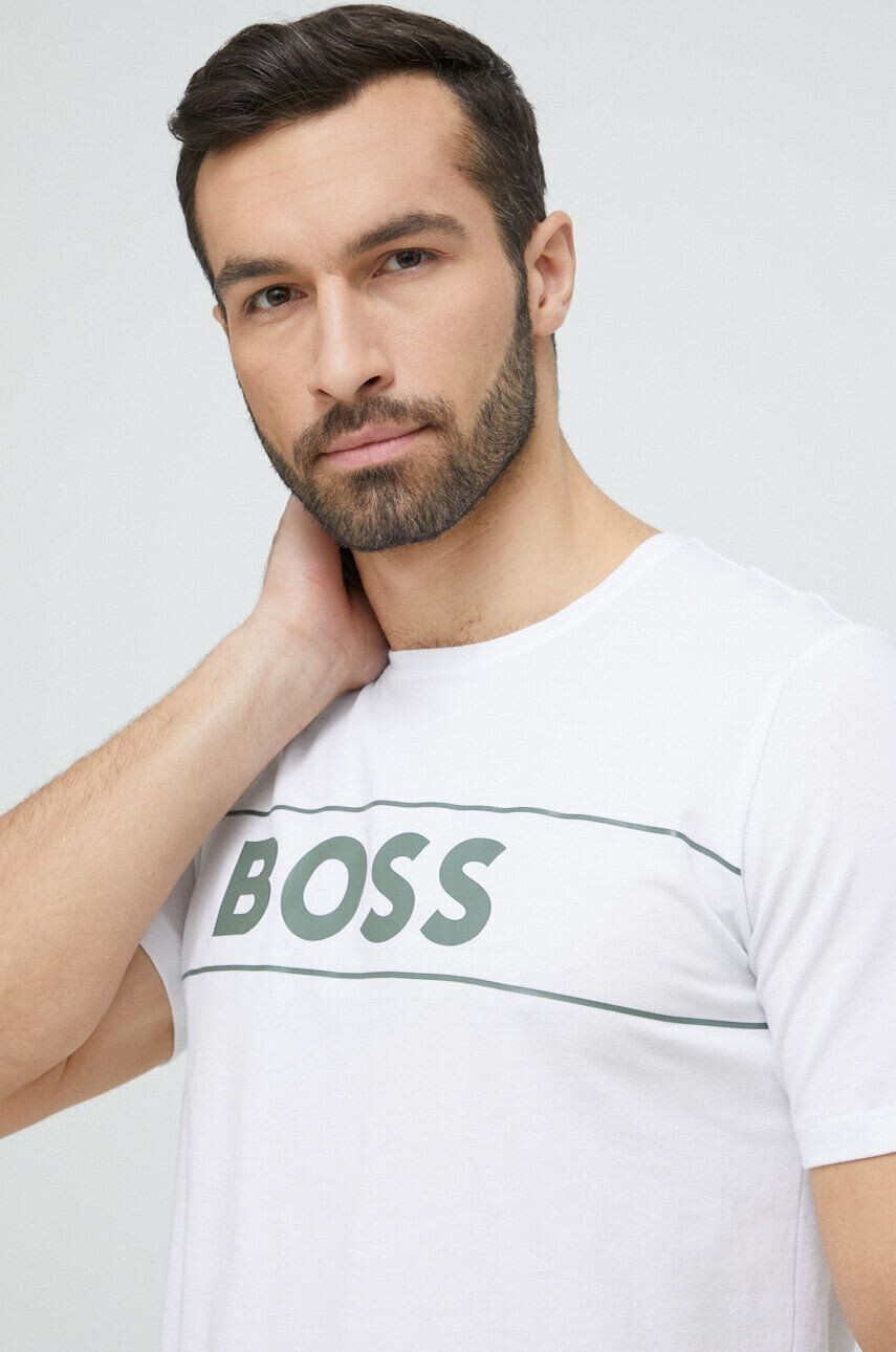 Boss pijama barbati culoarea verde modelator - Pled.ro