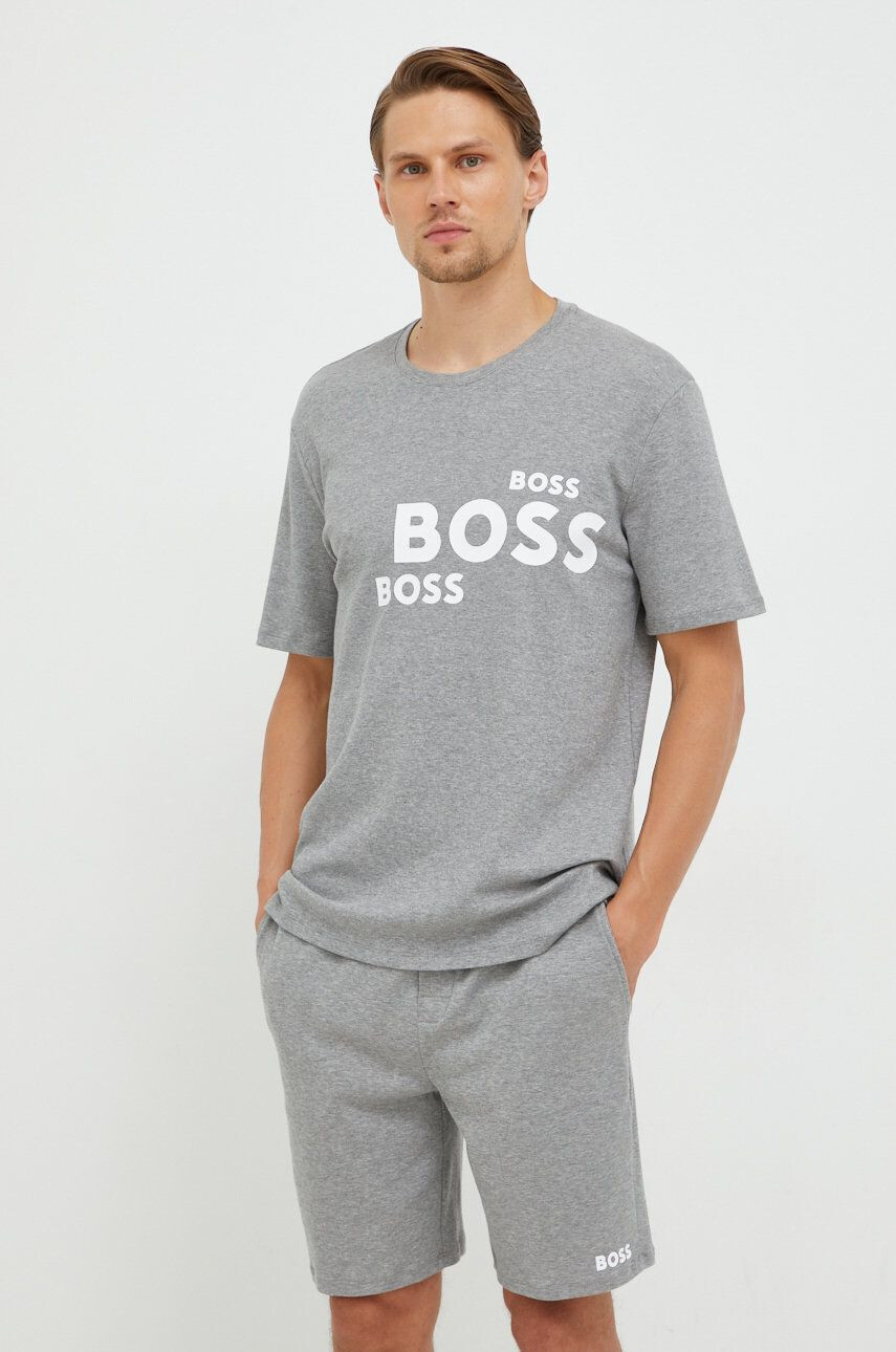 Boss pijamale de bumbac - Pled.ro