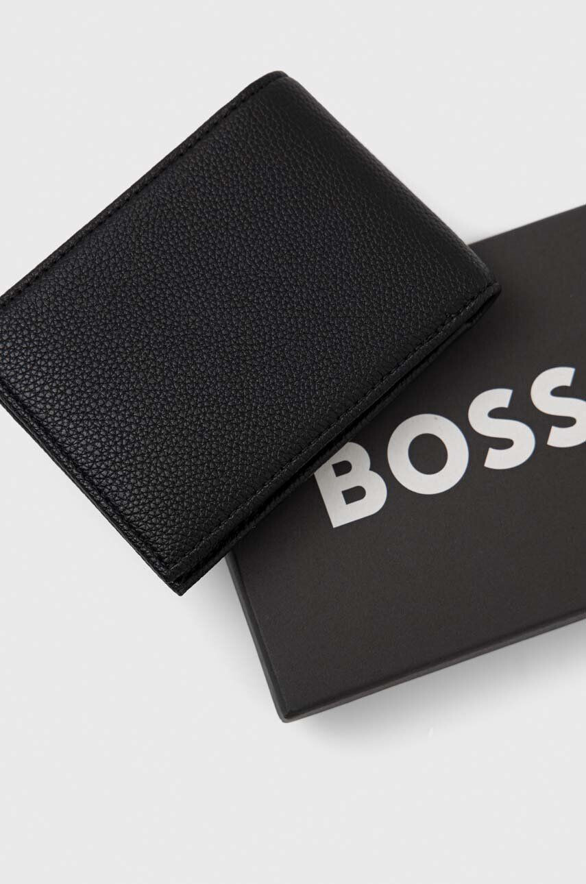 Boss portofel barbati culoarea negru - Pled.ro